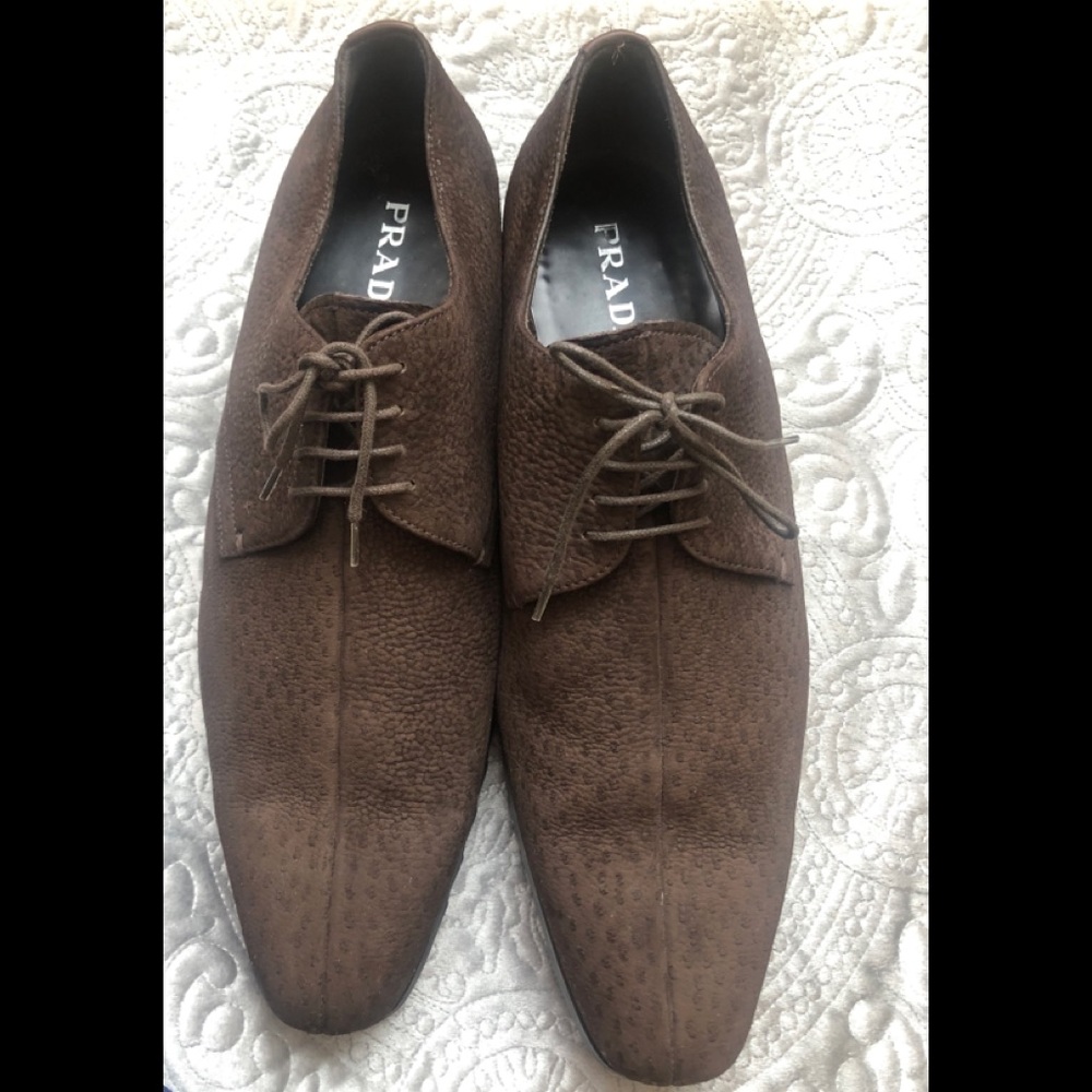 Brow Prada shoes